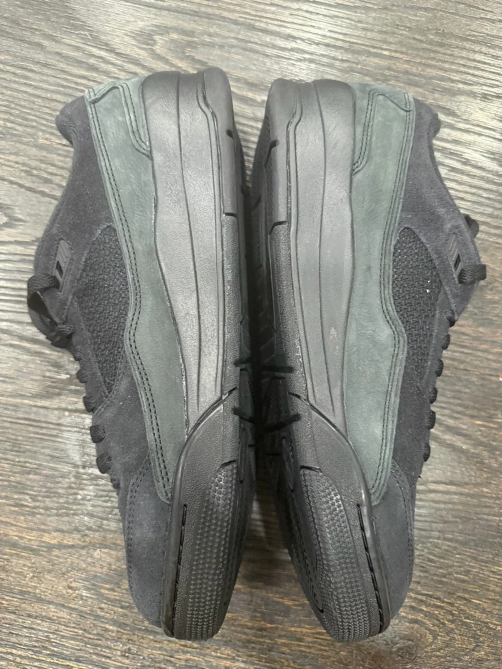 Nike Air Jordan Flight Court Men's Shoes Triple Black Mens size 10